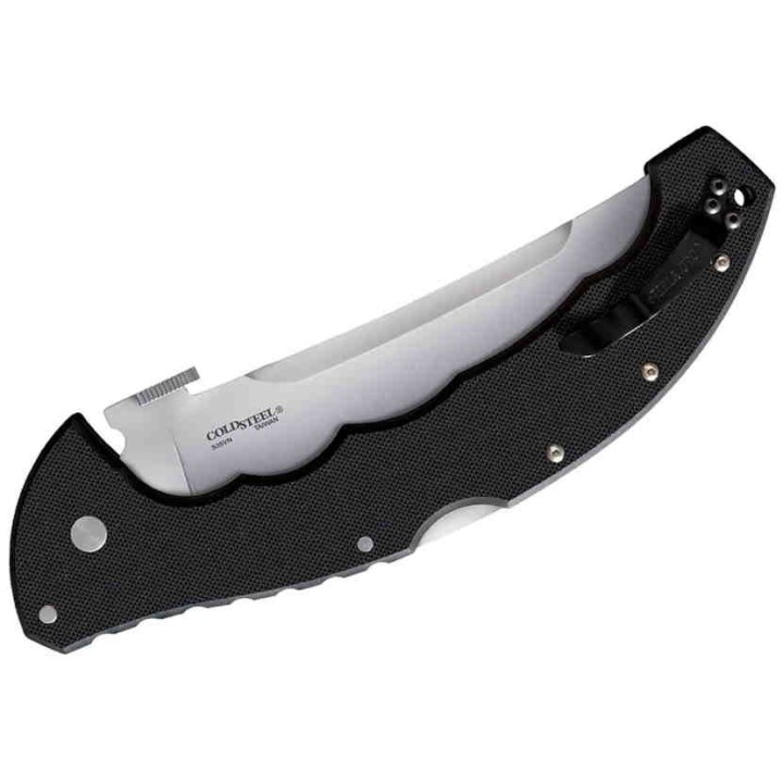GRAND Couteau Cold Steel Talwar Acier S35VN Plain Manche G-10 Tri-Ad Lock CS21TBX - Livraison Gratuite
