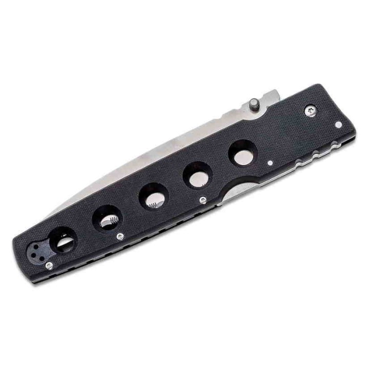 Couteau Cold Steel Hold Out I Serrated Edge Acier S35VN Serr Manche G-10 Tri-Ad Lock CS11G6S - Livraison Gratuite
