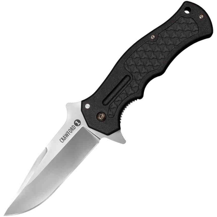 Couteau Cold Steel Crawford Model 1 Black Acier 4034 Manche Zy-Ex Linerlock Clip CS20MWCB - Livraison Gratuite