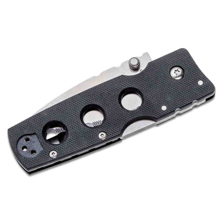 Couteau Cold Steel Hold Out Serrated Lame Acier S35VN Manche G-10 Tri-Ad Lock CS11G3S - Livraison Gratuite