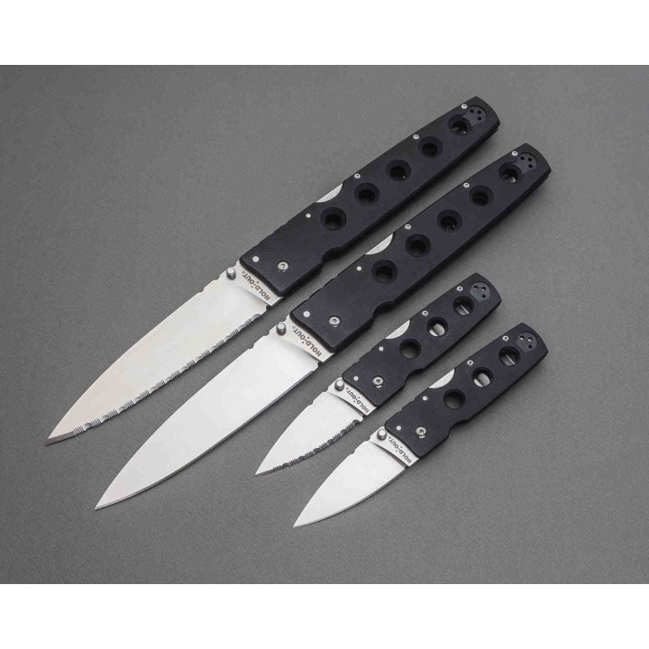 Couteau Cold Steel Hold Out Plain Lame Acier S35VN Manche G-10 Tri-Ad Lock CS11G3 - Livraison Gratuite