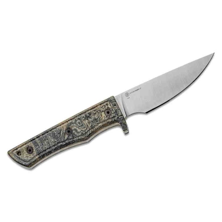 Couteau Ontario Adirondack ADK Lame Acier 420HC Manche Micarta Etui Cuir Made In USA ON8178 - Livraison Gratuite