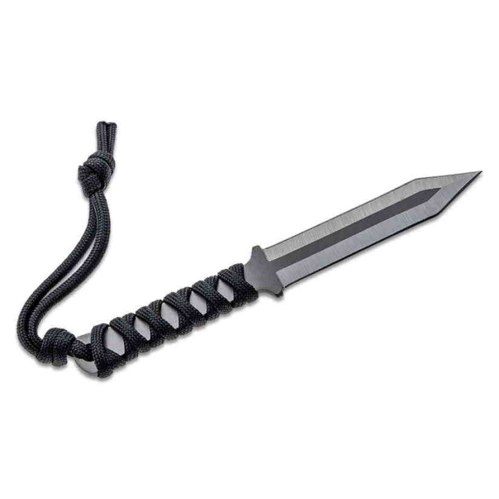 Couteau de Cou Condor Gladius Neck Lame Acier Carbone 1075 Etui Kydex El Salvador CTK1824312HC - Livraison Gratuite