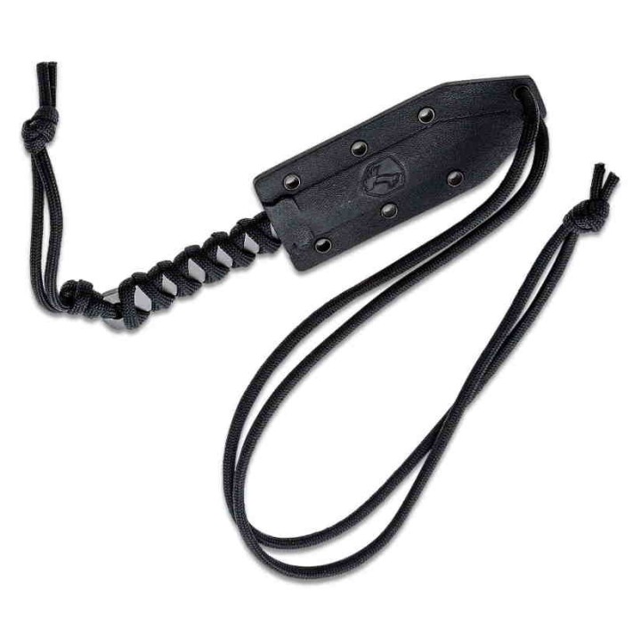 Couteau de Cou Condor Gladius Neck Lame Acier Carbone 1075 Etui Kydex El Salvador CTK1824312HC - Livraison Gratuite