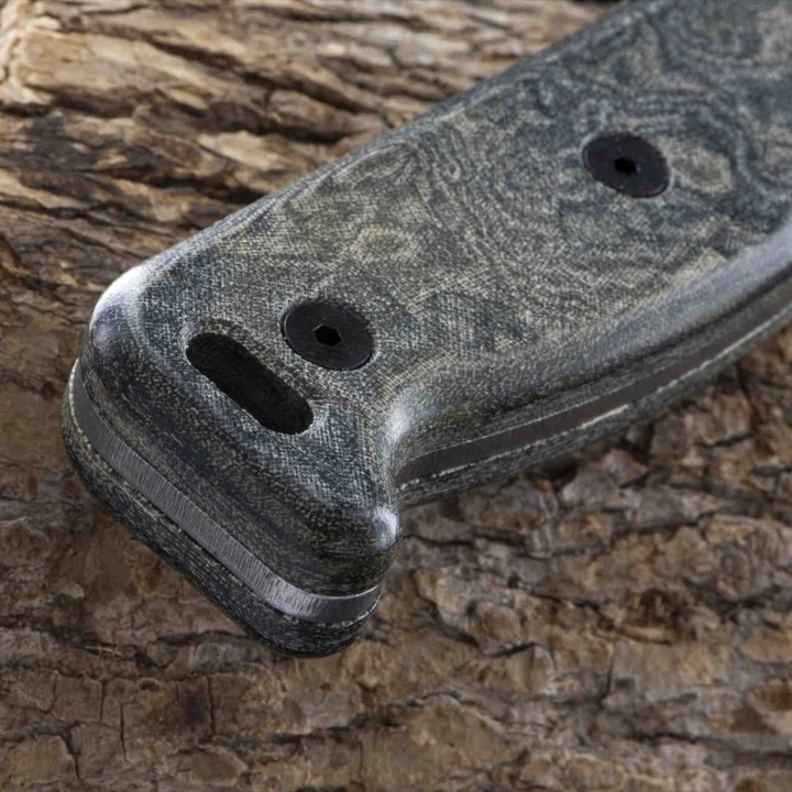 Couteau Buschraft Ontario Blackbird ML5 Lame Acier 420HC Manche Micarta Etui Cuir Made In USA ON7502 - Livraison Gratuite