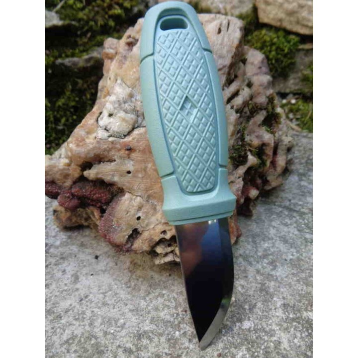 MO13855 Couteau Morakniv Eldris LightDuty Vert Pastel Morakniv Lame 12C27 - Livraison Gratuite