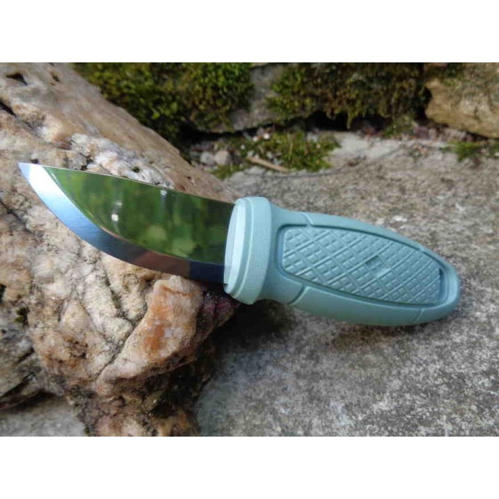 MO13855 Couteau Morakniv Eldris LightDuty Vert Pastel Morakniv Lame 12C27 - Livraison Gratuite