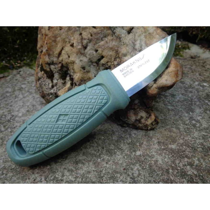 MO13855 Couteau Morakniv Eldris LightDuty Vert Pastel Morakniv Lame 12C27 - Livraison Gratuite