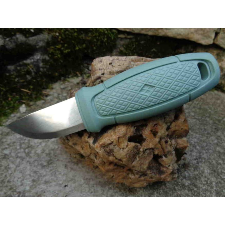 MO13855 Couteau Morakniv Eldris LightDuty Vert Pastel Morakniv Lame 12C27 - Livraison Gratuite