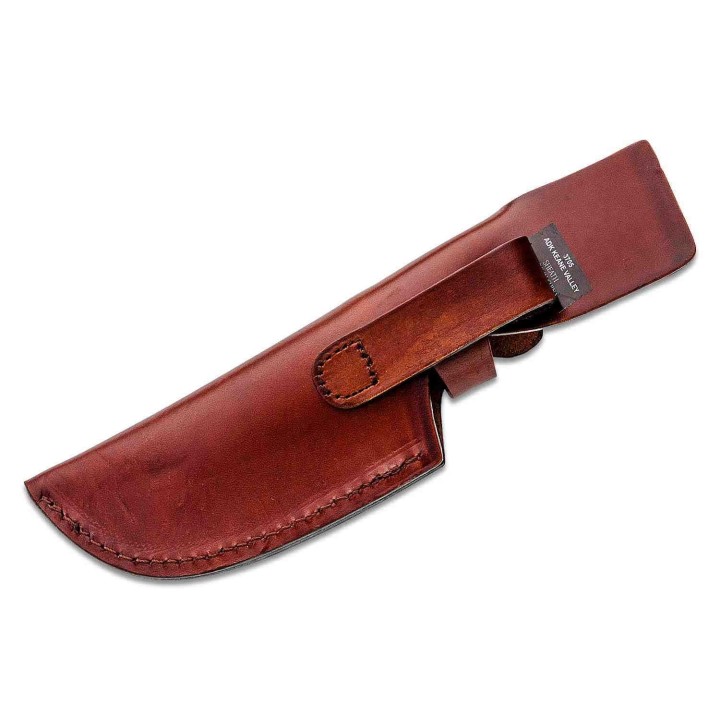 Couteau Ontario ADK Valley Hunter Lame Acier 420HC Manche Micarta Etui Cuir Made USA ON8188 - Livraison Gratuite