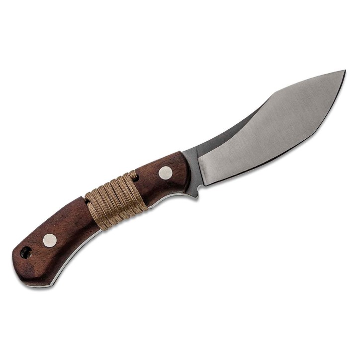 Couteau Condor Mountain Mountaineer Trail Lame Acier 440C Manche Noyer Etui Cuir Salvador CTK1204124C - Livraison Gratuite