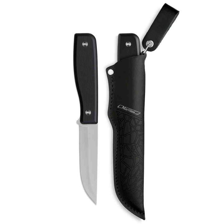 Couteau Marttiini MFT Lame Acier Inox Manche G10 Etui Cuir Made Finlande MN354010 - Livraison Gratuite