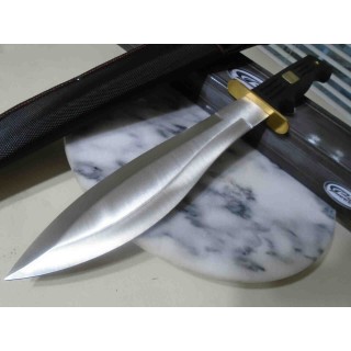 Couteau Kukri Machette Big Bad Bolo Bowie Lame Acier Inox Manche Rubber Etui Nylon CN211491 - Livraison Gratuite