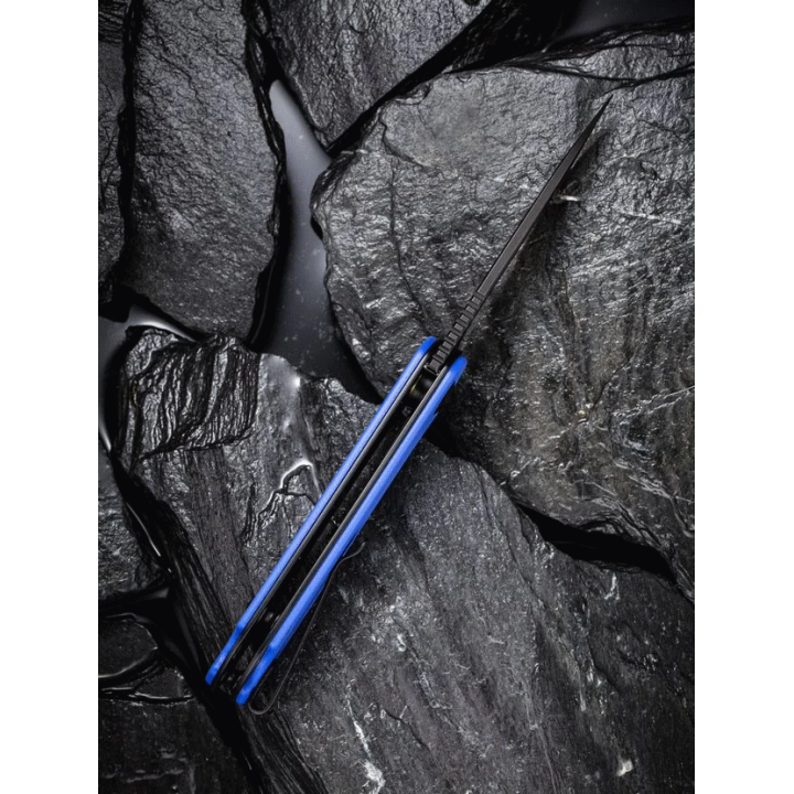 Couteau CIVIVI Elementum Blue Lame Acier D2 Black Manche G-10 IKBS Clip CIVC907X - Livraison Gratuite