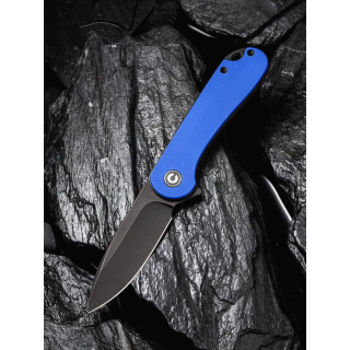 Couteau CIVIVI Elementum Blue Lame Acier D2 Black Manche G-10 IKBS Clip CIVC907X - Livraison Gratuite