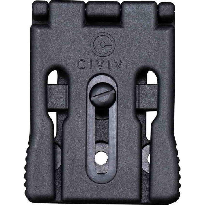 CIVCA04A Lot de 3 CIVIVI Tek-Lok CA-04A Bob Terzuola T-Clip (Clip de ceinture compatible Tek-Lok) - Livraison Gratuite