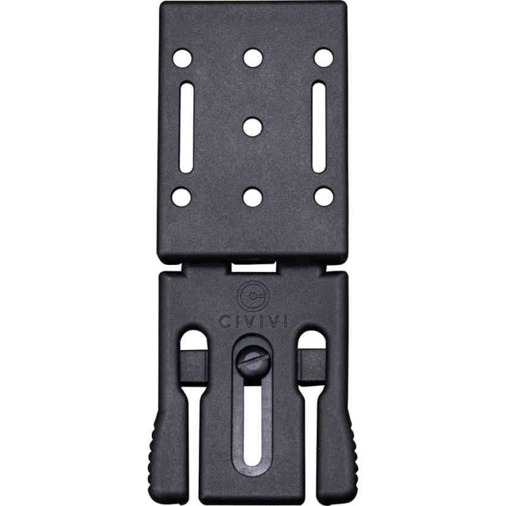 CIVCA04A Lot de 3 CIVIVI Tek-Lok CA-04A Bob Terzuola T-Clip (Clip de ceinture compatible Tek-Lok) - Livraison Gratuite