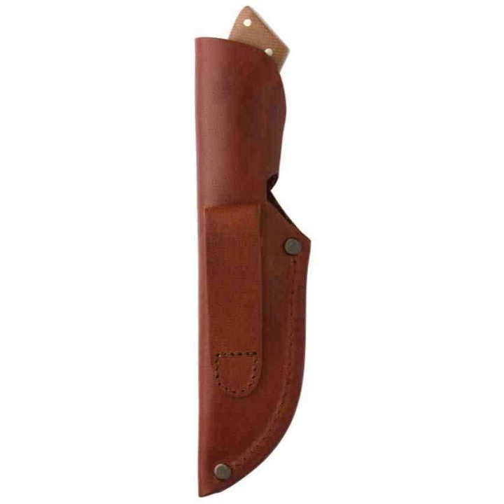 Couteau Browning Guide Series Skinner Lame Acier 14C28N Manche Micarta Etui Cuir Made USA BR0451 - Livraison Gratuite