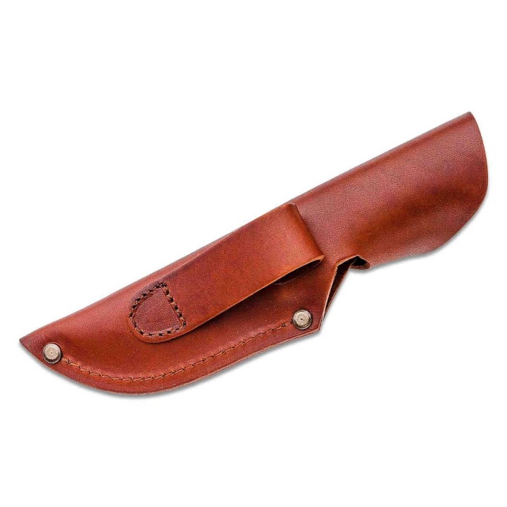 Couteau Browning Guide Series Skinner Lame Acier 14C28N Manche Micarta Etui Cuir Made USA BR0451 - Livraison Gratuite