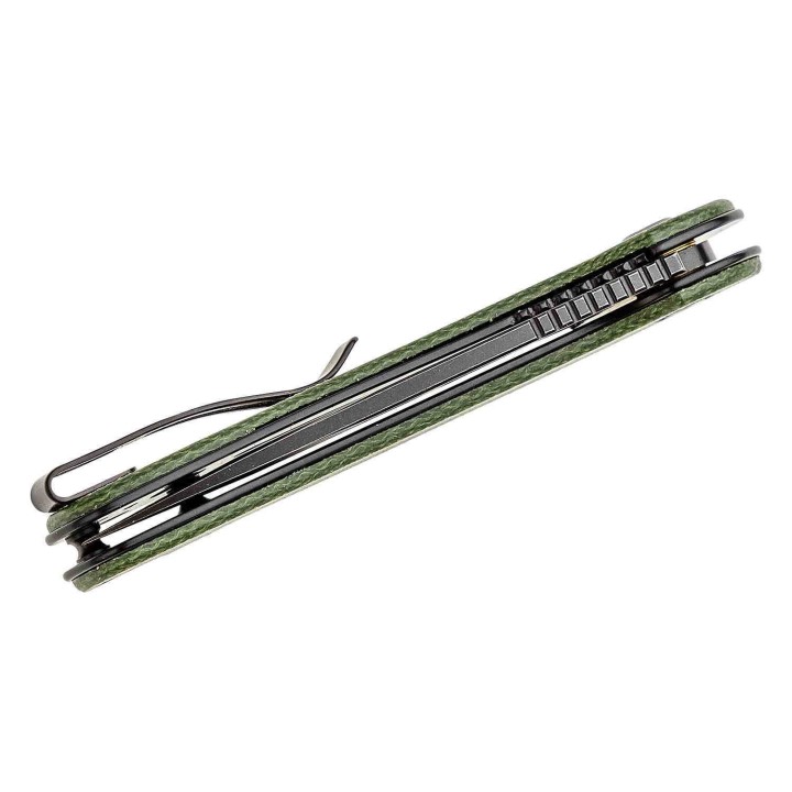 Couteau Civivi Elementum Tanto Green Lame Acier D2 Manche Micarta IKBS Linerlock Clip CIVC907TE - Livraison Gratuite