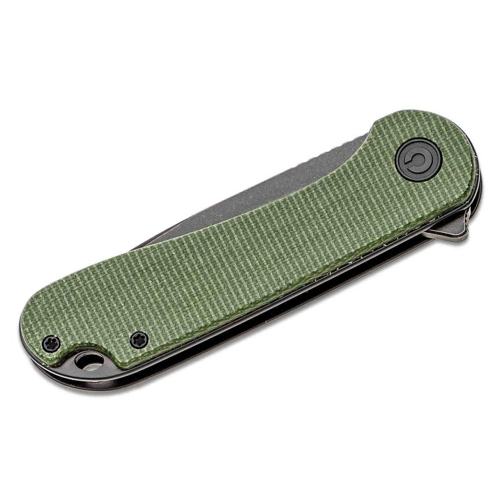 Couteau Civivi Elementum Tanto Green Lame Acier D2 Manche Micarta IKBS Linerlock Clip CIVC907TE - Livraison Gratuite