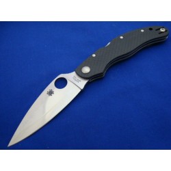 Couteau Spyderco Caly 3.5 Acier ZDP-189 Manche Fibre de Carbone Made In Japan SC144CFPE - Livraison Gratuite