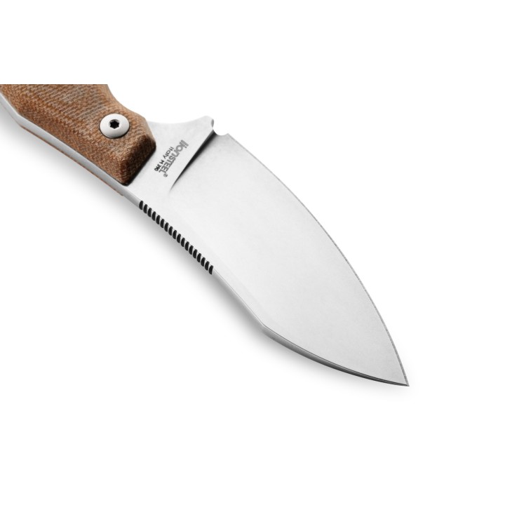 Couteau Karambit LionSteel H1 Lame Acier M390 Manche Natural Micarta Etui Cuir Made Italy LSTH1CVN - Livraison Gratuite