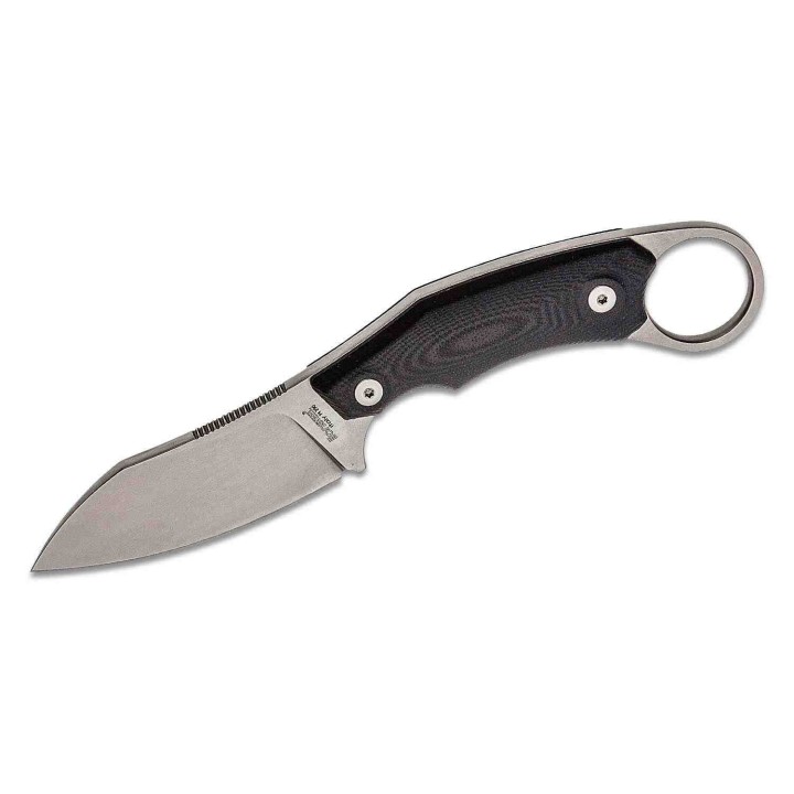 Couteau Karambit LionSteel H1 Lame Acier M390 Manche Black Micarta Etui Cuir Made Italy LSTH1GBK - Livraison Gratuite