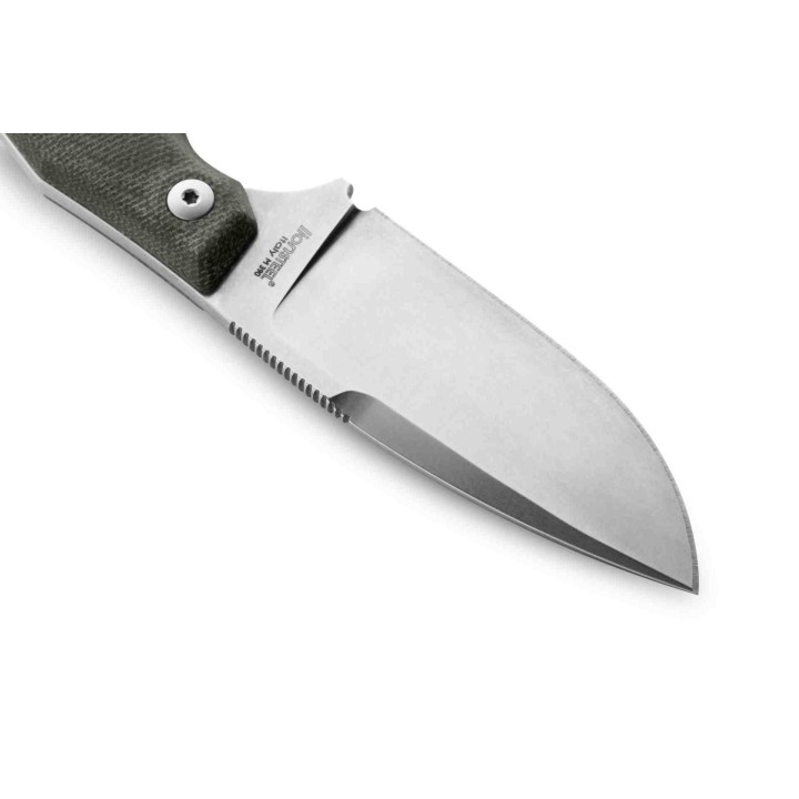 Couteau Karambit LionSteel H2 Lame Acier M390 Manche Green Micarta Etui Cuir Made Italy LSTH2CVG - Livraison Gratuite