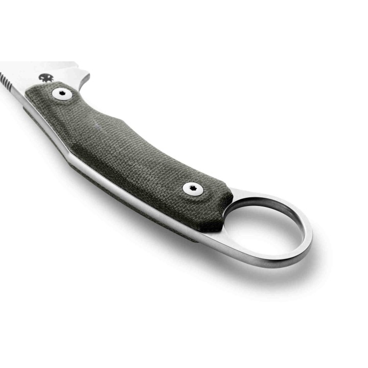 Couteau Karambit LionSteel H2 Lame Acier M390 Manche Green Micarta Etui Cuir Made Italy LSTH2CVG - Livraison Gratuite