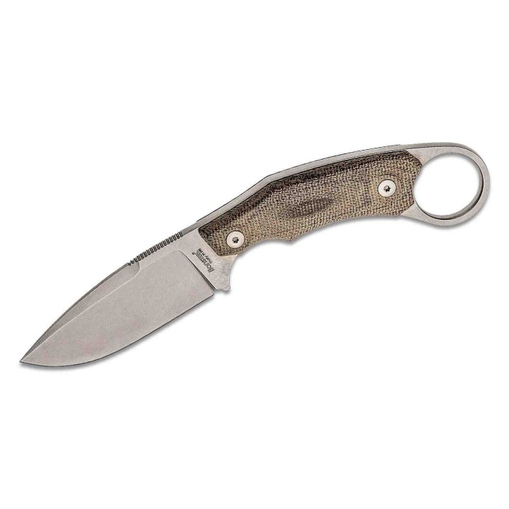Couteau Karambit LionSteel H2 Lame Acier M390 Manche Green Micarta Etui Cuir Made Italy LSTH2CVG - Livraison Gratuite