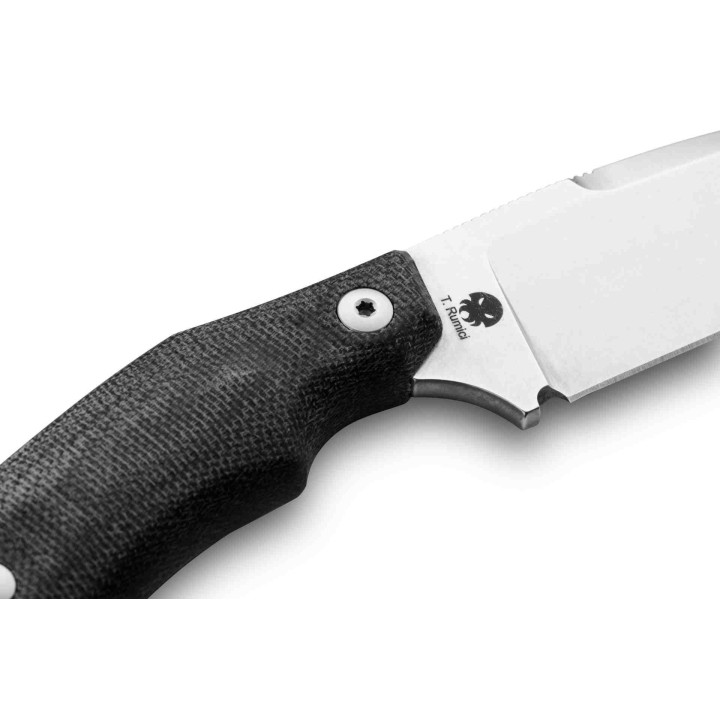 Couteau Karambit LionSteel H2 Lame Acier M390 Manche Black Micarta Etui Cuir Made Italy LSTH2CVN - Livraison Gratuite