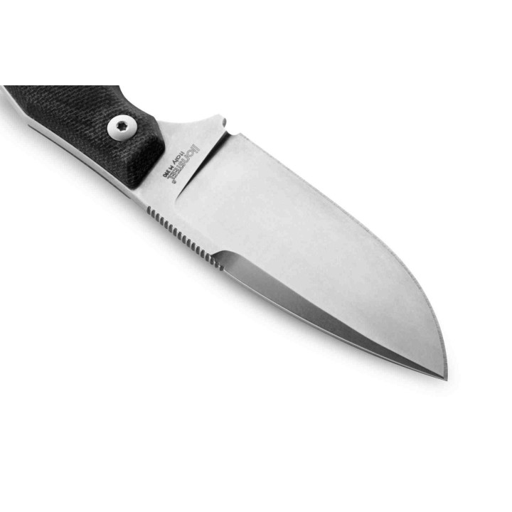 Couteau Karambit LionSteel H2 Lame Acier M390 Manche Black Micarta Etui Cuir Made Italy LSTH2CVN - Livraison Gratuite