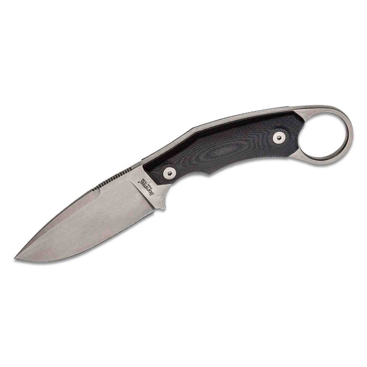 Couteau Karambit LionSteel H2 Lame Acier M390 Manche Black Micarta Etui Cuir Made Italy LSTH2CVN - Livraison Gratuite