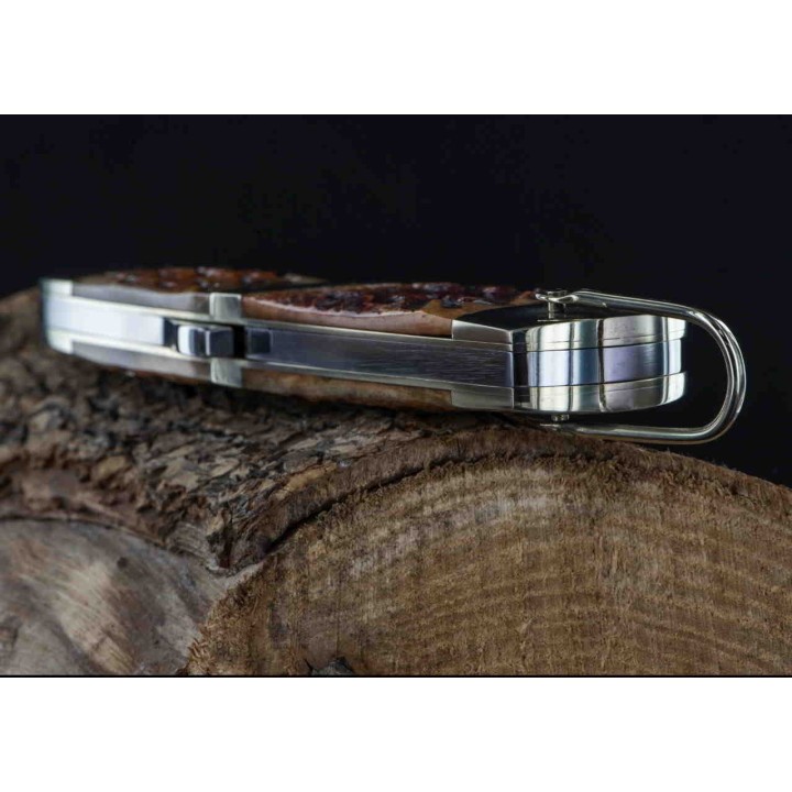 Couteau Marbles Big Ole Lockback Manche Os Lame Acier Inox MR601 - Livraison Gratuite