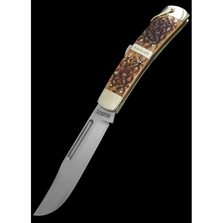 Couteau Marbles Big Ole Lockback Manche Os Lame Acier Inox MR601 - Livraison Gratuite