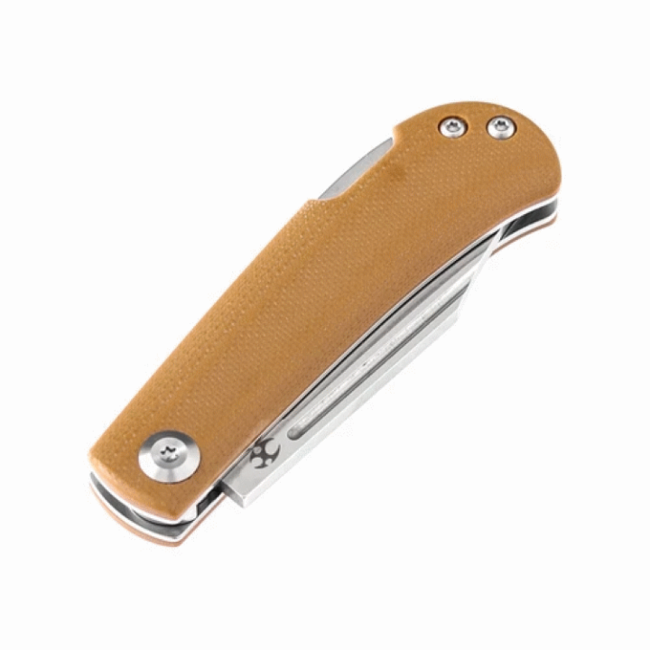 Couteau Kansept Wedge Brown Manche Micarta Lame Acier 154CM Lockback KT2026B9 - Livraison Gratuite