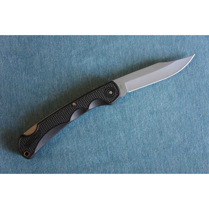 Lot de 2 Couteau Chasse Marbles Black Manche Abs Lame Acier 440 Etui Nylon MR564 - Livraison Gratuite