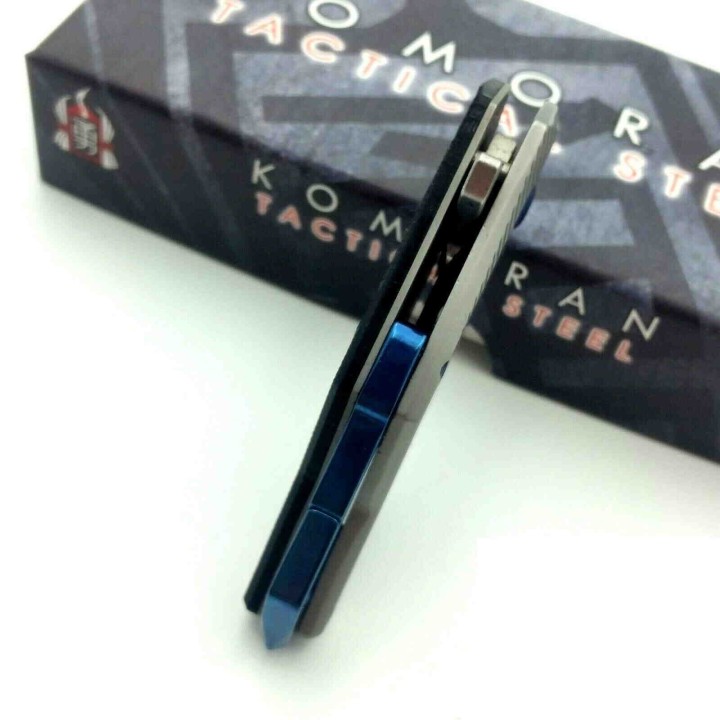 Couteau Mousqueton Varape Komoran Manche G10 Lame Acier Inox Mousqueton KO033 - Livraison Gratuite