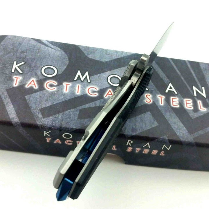 Couteau Mousqueton Varape Komoran Manche G10 Lame Acier Inox Mousqueton KO033 - Livraison Gratuite