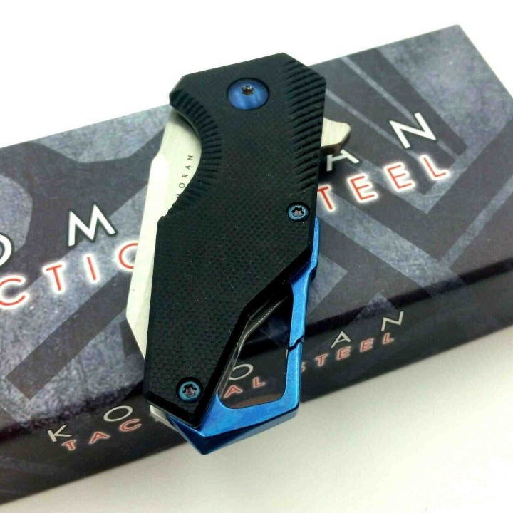 Couteau Mousqueton Varape Komoran Manche G10 Lame Acier Inox Mousqueton KO033 - Livraison Gratuite