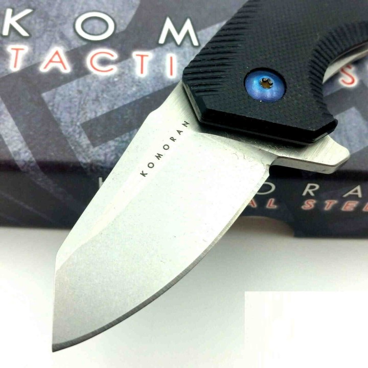 Couteau Mousqueton Varape Komoran Manche G10 Lame Acier Inox Mousqueton KO033 - Livraison Gratuite