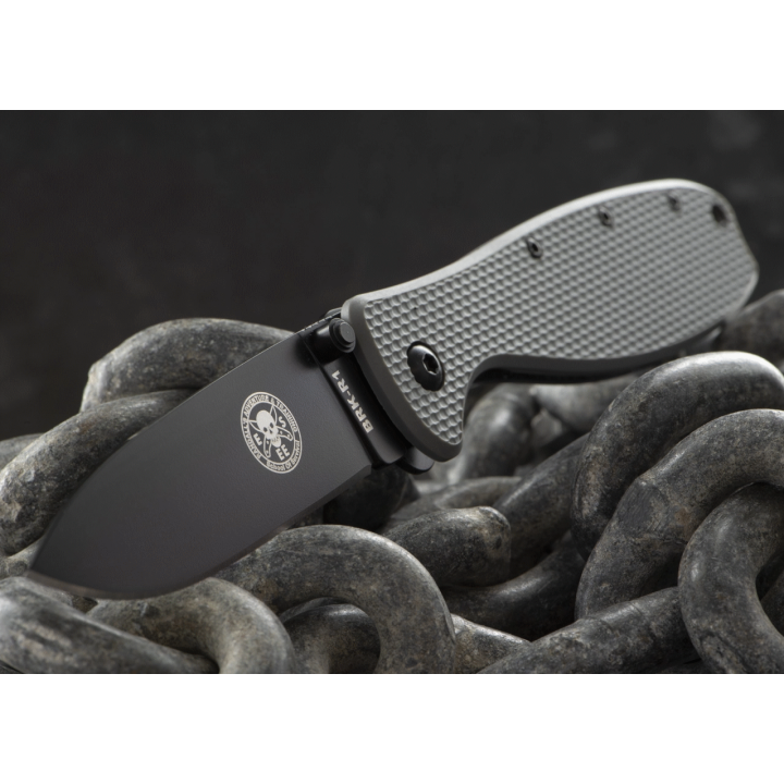 Couteau Esee Zancudo Gray Lame Acier AUS-8 Manche FRN Framelock BRKR1FGB - Livraison Gratuite