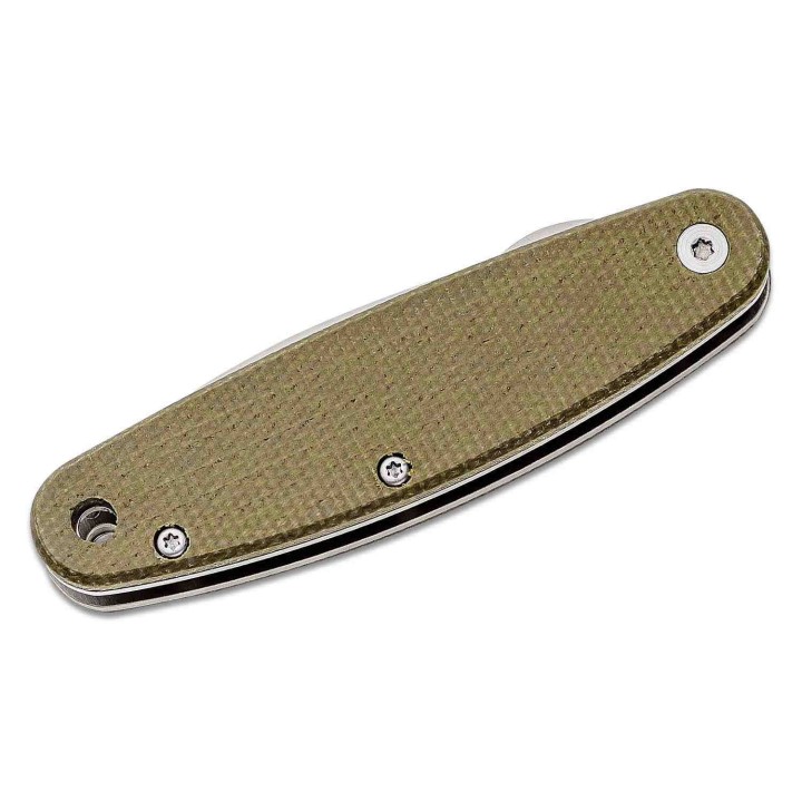 Couteau Esee Churp Green Lame Acier D2 Manche Micarta Linerlock Clip BRKC1 - Livraison Gratuite