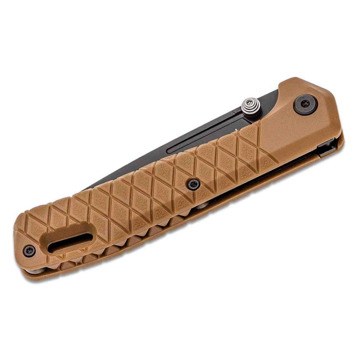Couteau Gerber Zilch Coyote Lame Acier 7Cr17MoV Manche Brown GRN Linerlock Clip G30001880 - Livraison Gratuite