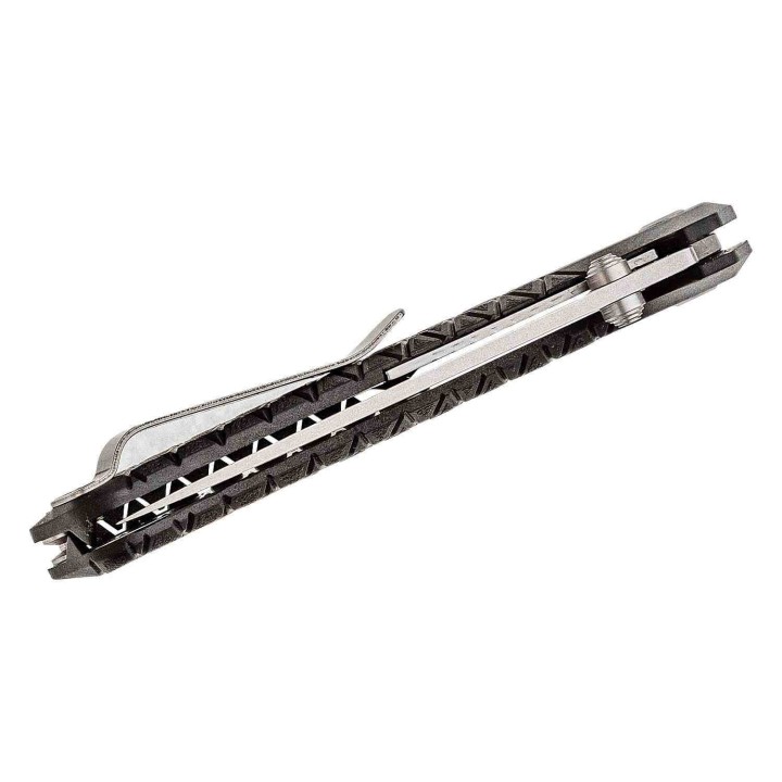 Couteau Gerber Zilch Black Lame Acier 7Cr17MoV Manche GRN Linerlock Clip G1878 - Livraison Gratuite