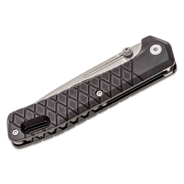 Couteau Gerber Zilch Black Lame Acier 7Cr17MoV Manche GRN Linerlock Clip G1878 - Livraison Gratuite