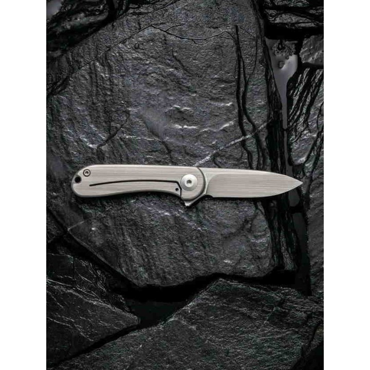 Couteau Civivi Mini Elementum Copper Lame Acier 14C28N Manche Cuivre IKBS Framelock CIVC18062Q2 - Livraison Gratuite