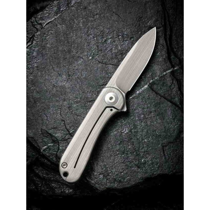 Couteau Civivi Mini Elementum Copper Lame Acier 14C28N Manche Cuivre IKBS Framelock CIVC18062Q2 - Livraison Gratuite