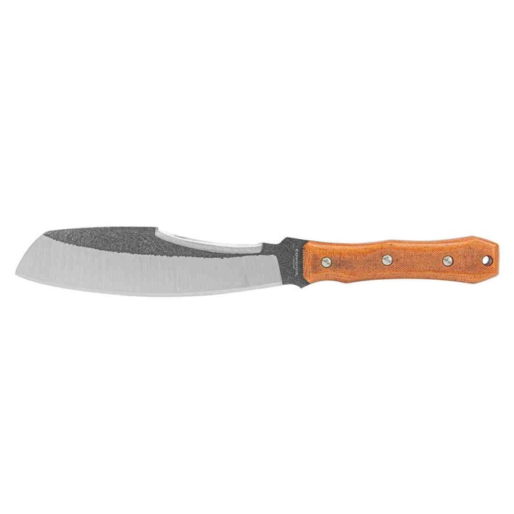 Couteau Condor Mountain Pass Surveyor Lame Acier 440C Manche Micarta Etui Cuir Salvador CTK2018625C - Livraison Gratuite